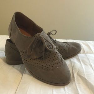 Gray flats size 8